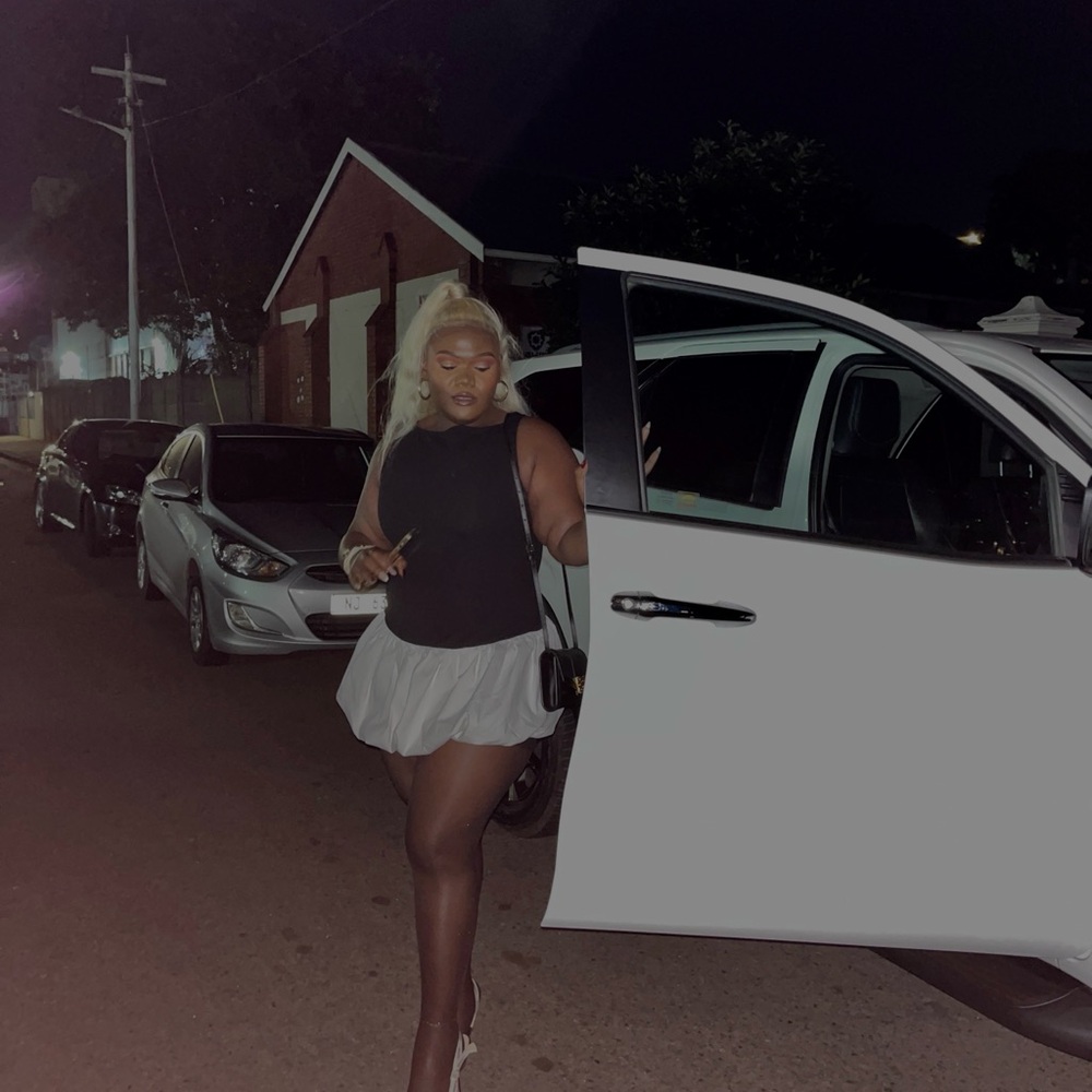 Fashion Nova Black and White Mini Dress